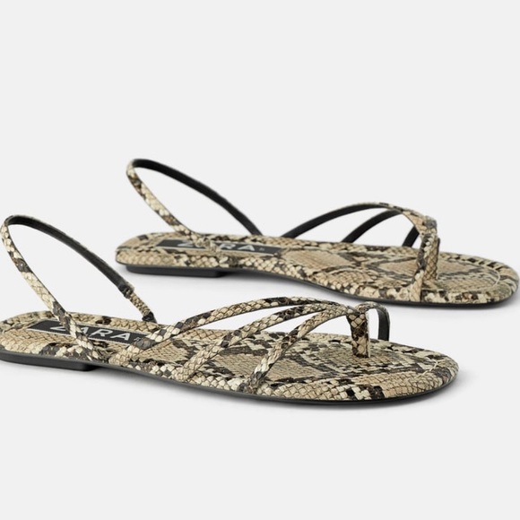 sandale leopard zara